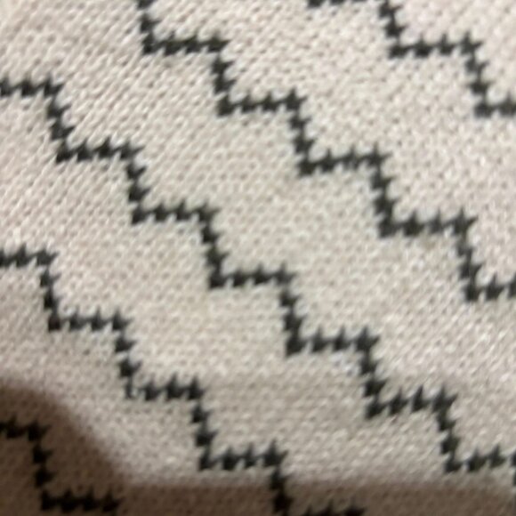 Vintage Womens Cream Nordic Zip Cardigan Sweater 18/20W Ramie/Wool Blend - Picture 9 of 10